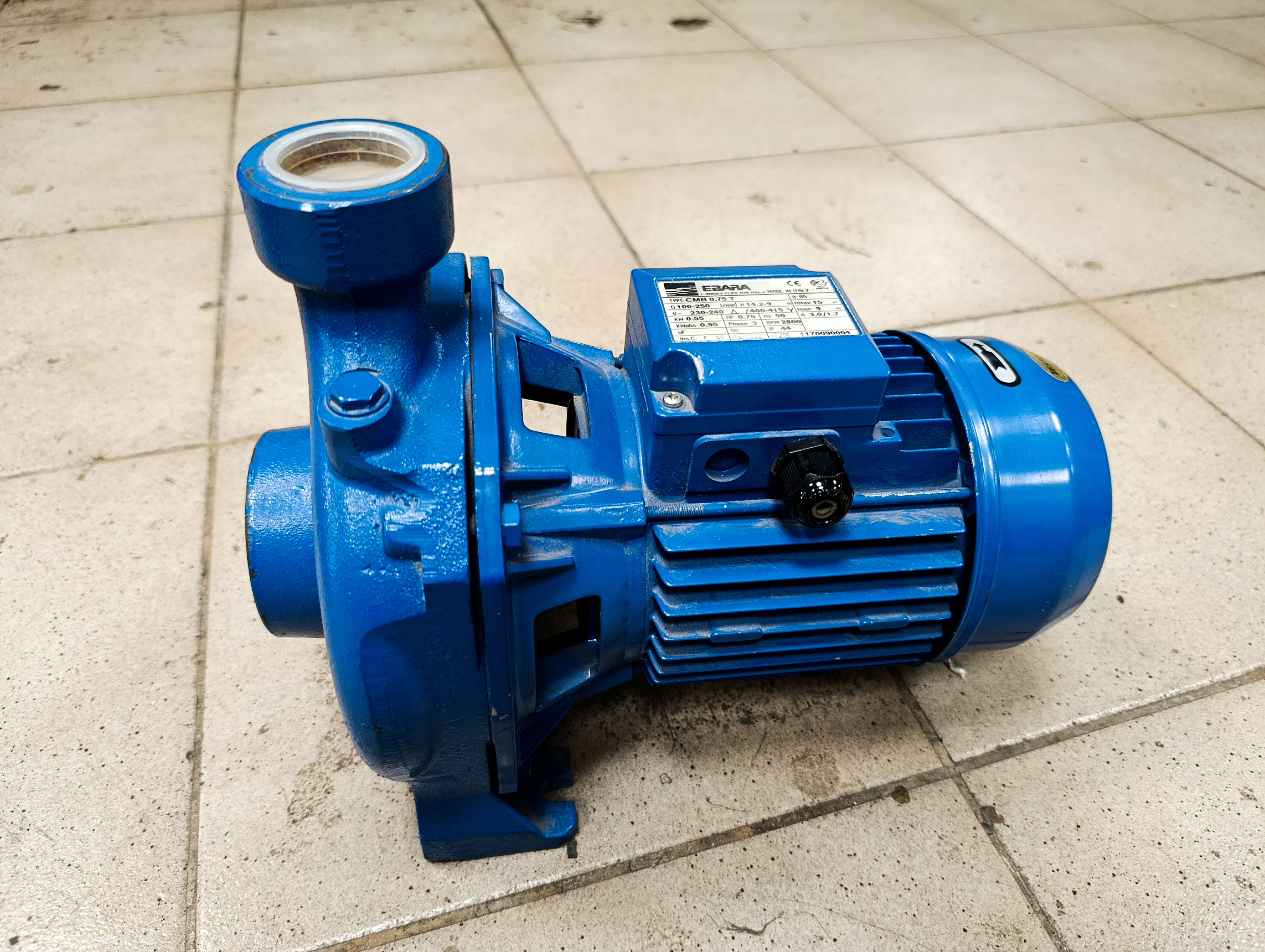 Bomba Ebara CMB revisada